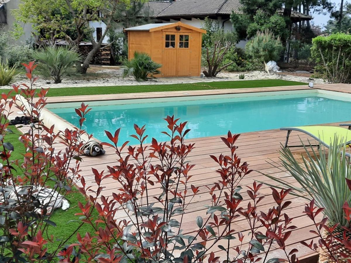 Grande Maison Landaise Avec Piscine Privee, Proche Plage, Pour 8 Personnes A Biscarrosse - Fr-1-319-398 Екстериор снимка